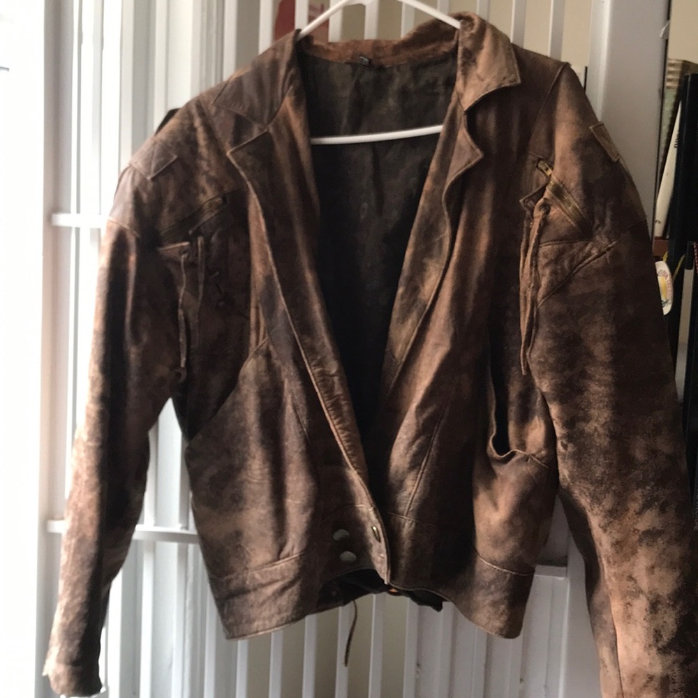 Vintage French Leather Jacket